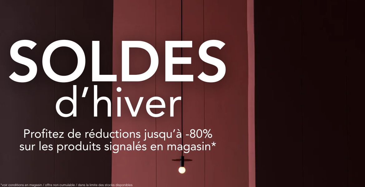 Soldes hiver </br> du 07/01/26</br>au 03/02/26